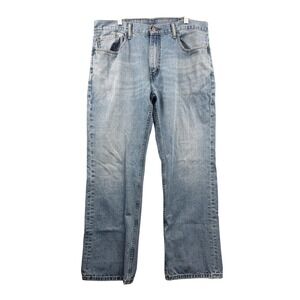 Levis 559 Relaxed Straight Leg Jeans Light Wash Blue Mens 38x32